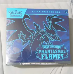 Pokemon Mega Evolution Phantasmal Flames Elite Trainer Box TCG Charizard - Image 1