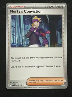Pokemon - Morty's Conviction - 155/162 - Build Your Tournament Deck! - NM - Image 1