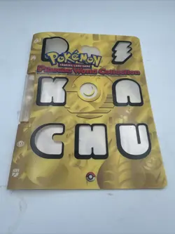 Pokemon Pickachu World Collection Binder - EMPTY BINDER - Image 1