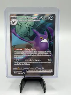 Pokemon Team Rocket's Crobat EX 217/182 Destined Rivals Ultra Rare - Image 1