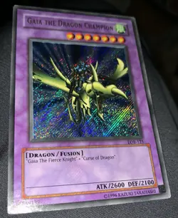 Gaia the Dragon Champion - LOB-125 - Secret Rare - Unlimited - Image 2