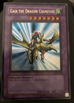 Gaia the Dragon Champion - LOB-125 - Secret Rare - Unlimited - Image 3