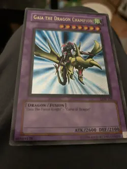 Gaia the Dragon Champion - LOB-125 - Secret Rare - Unlimited - Image 5