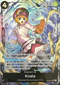 Koala Foil Heroines Edition Alternate Art EB03-042 One Piece CCG - Image 1