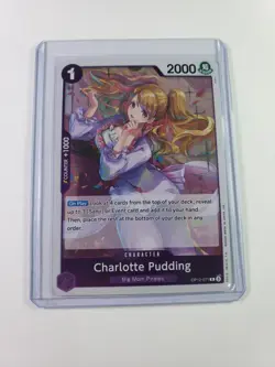One Piece Charlotte Pudding OP12-071 Legacy of the Master Foil - Image 1