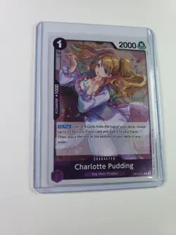 One Piece Charlotte Pudding OP12-071 Legacy of the Master Foil - Image 2
