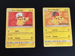 Ash's Pikachu I Choose You Movie Promo Set Of 7 Cards COMPLETE SM108-114 POKEMON - Image 5