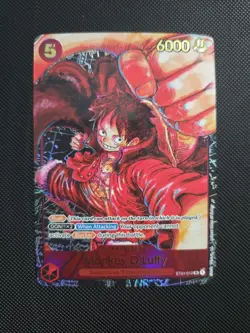 One Piece TCG Card Monkey D.Luffy ST01-012 OP05 1st Anniversary English - Image 1
