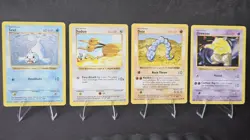 Vintage Pokemon WoTC Shadowless Lot - Seel, Doduo, Onix, Drowzee - 4 Cards - Image 1