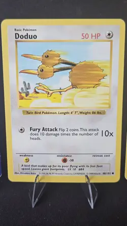 Vintage Pokemon WoTC Shadowless Lot - Seel, Doduo, Onix, Drowzee - 4 Cards - Image 3