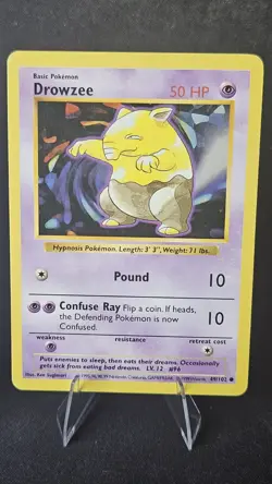 Vintage Pokemon WoTC Shadowless Lot - Seel, Doduo, Onix, Drowzee - 4 Cards - Image 5