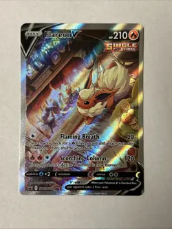 Flareon V SWSH179 SWSH: Sword & Shield Alternate Art Promo Card Holo - Image 1
