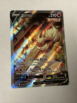 Flareon V SWSH179 SWSH: Sword & Shield Alternate Art Promo Card Holo - Image 2