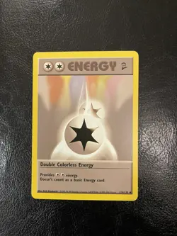 Double Colorless Energy 124/130 - Near Mint - Base Set 2 - TCG Pokemon Card - Image 1