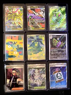 Ascended Heroes Lot Of 9 Secret Rare Cards + 120 Reverse/Holo Rares All ASCENDED - Image 1