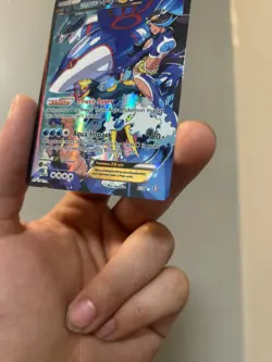 Pokemon Team Aqua’s Kyogre EX 6/34 Double Crisis Holo Full Art Card NM Grade - Image 3