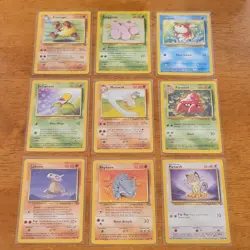 Pokemon Jungle Booster Open Pack & 9 Jungle Set Cards Wizards of the Coast 1999 - Image 2