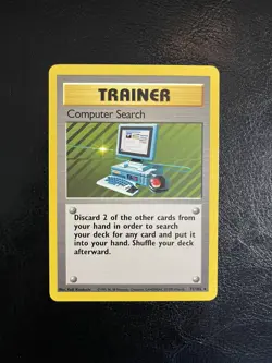 Computer Search - 71/102 - LP+ - Base Set 1999 - Rare - Vintage TCG Pokemon Card - Image 1