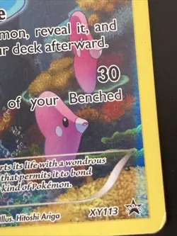 Pokemon Card Manaphy Full Art Black Star Promo XY113 Mythical Collection - Image 4