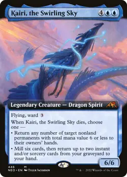 Kairi, the Swirling Sky (Extended Art) - 446 / English / Lightly Played MTG - Image 1
