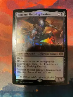 MTG Double Masters 2022 Yahenni Undying Partisan Foil - Image 1