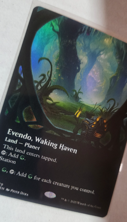 EVENDO, WAKING HAVEN - Borderless, Foil - Edge of Eternities - MTG Mythic #279 - Image 2