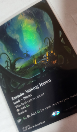 EVENDO, WAKING HAVEN - Borderless, Foil - Edge of Eternities - MTG Mythic #279 - Image 3