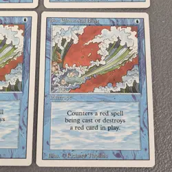4x Blue Elemental Blast X4 MTG Revised Edition Magic The Gathering LP Playset - Image 3