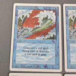 4x Blue Elemental Blast X4 MTG Revised Edition Magic The Gathering LP Playset - Image 4