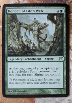 MTG Honden of Life's Web - Champions of Kamigawa LP/EX - Image 1