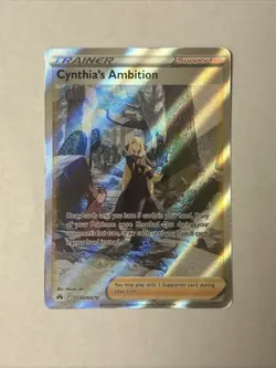 Cynthia's Ambition Crown Zenith Galarian Gallery GG60/GG70 Pokemon TCG - Image 1
