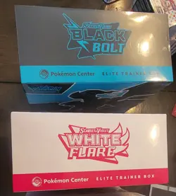 Pokemon Black Bolt & White Flare Pokemon Center Elite Trainer Box ETB Set - Image 4