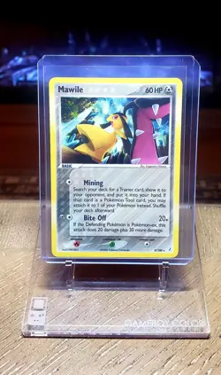 Pokemon EX Crystal Guardians Holofoil MAWILE RARE HOLO SWIRL 9/100 NM-MT!!! - Image 1