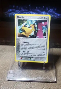 Pokemon EX Crystal Guardians Holofoil MAWILE RARE HOLO SWIRL 9/100 NM-MT!!! - Image 3