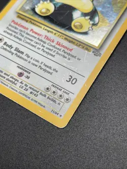 Pokemon TCG Snorlax 11/64 Jungle Holo Unlimited Edition HP - Image 3