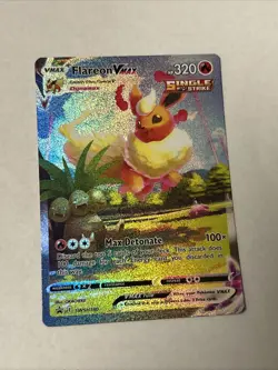 Flareon VMAX SWSH180 Sword & Shield Promo Alternative Art Pokemon TCG - Image 2