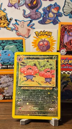 Pokemon Vintage Southern Islands Reverse Holo Vileplume 17/18w/Swirl - LP - Image 1