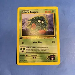 1st Edition Erika’s Tangela 79/132 - Gym Heroes Pokemon TCG - Image 1