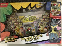 Pokemon Mega Evolution Lucario Ascended Heroes Premium Poster Collection Box - Image 1