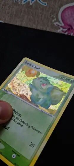 Bulbasaur 54/112 Reverse Holo Pokemon EX FireRed & LeafGreen 2004 Vintage LP - Image 3