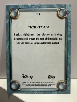 2025 Topps Disney Wonder Tier 2 Foil Tick-Tock #119 - Image 2
