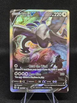 Lugia V 186/195 Alternate Art Silver Tempest Pokemon TCG Alt Art MINTY - Image 1