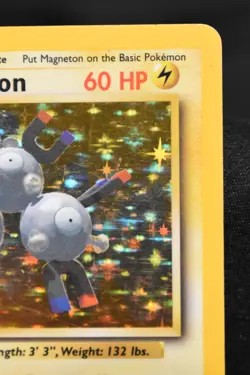 Magneton 9/102 MP+ Base Set Holo Unlimited Pokemon TCG - Image 3