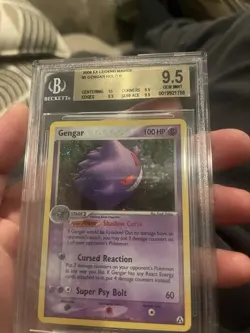 2006 POKEMON EX LEGEND MAKER GENGAR HOLO 5/92 BGS 9.5 POP 13 - Image 2