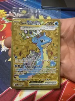 *ACTUALLY SEALED* Pokemon Lapras EX SVP 164 Terapagos Premium Black Star Promo - Image 1