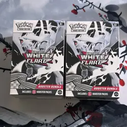 Pokemon Scarlet & Violet White Flare Booster Bundle Box Lot of 2 - Image 1