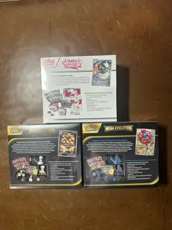 Pokemon White Flare & Mega Evolution 3 Box Trainer Bundle Unopened. - Image 2