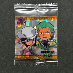 S4889 Nico Robin & Zoro GR Japanese One Piece Wafer Stickers SEALED F12 - Image 1