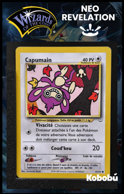 Carte Pokemon Capumain 41/64 Edition 2 Ed 2 Neo Revelation Wizards FR 8 - Image 1