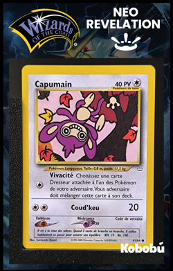 Carte Pokemon Capumain 41/64 Edition 2 Ed 2 Neo Revelation Wizards FR 9 - Image 1